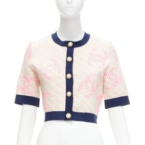 Chanel Vintage , Pre-owned Viscose tops ,Pink female, Sizes: S