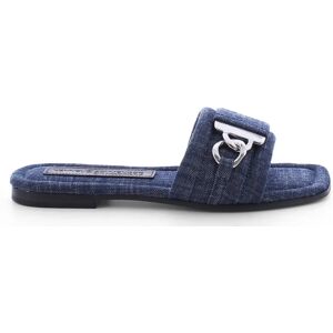 Kennel & Schmenger , Indigo/Silver Sandalette Holly Jeans Blue ,Blue female, Sizes: 7 1/2 UK, 5 UK, 4 UK