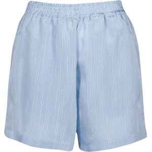 Douuod Woman , Striped Popeline Shorts ,Blue female, Sizes: M, S