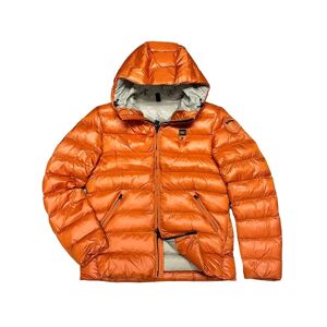 Blauer , Adams - Orange, L. Nylon Micro-Rip Puffer Jacket ,Orange female, Sizes: M