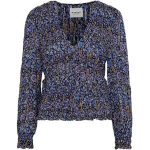 Isabel Marant Étoile , Purple V-Neck Shirt Aw20 ,Multicolor female, Sizes: M