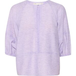 InWear , Lavender Blouse with Half Sleeves ,Purple female, Sizes: S, L, XS