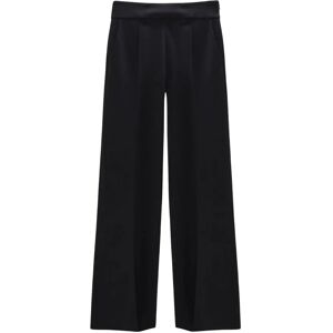 Dorothee Schumacher , Relaxed Wide Leg Suit Trousers ,Black female, Sizes: XS