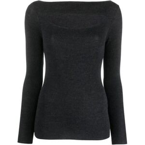 P.a.r.o.s.h. , Round-neck Knitwear ,Gray female, Sizes: XS, M, L, XL