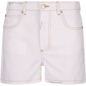 Marni , White Denim Wide Leg Shorts ,White female, Sizes: XS, 2XS