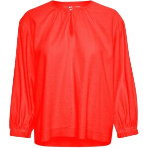 InWear , Cherry Tomato 3/4 Sleeve Blouse ,Red female, Sizes: M