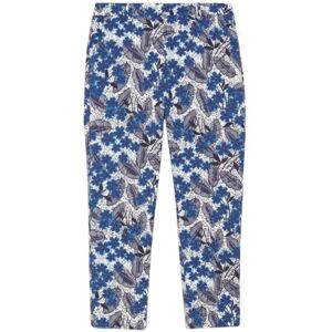 Max Mara Weekend , Printed Blue Cotton Trousers ,Blue female, Sizes: S, M, L, XS