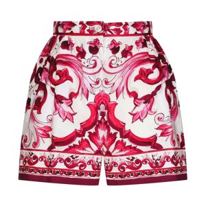 Dolce & Gabbana , High Waist Fuchsia Shorts ,Pink female, Sizes: XS