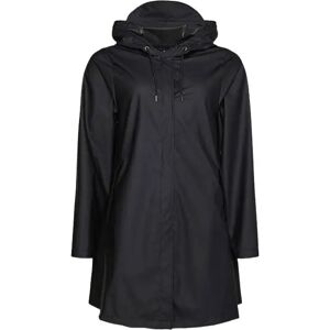 Rains , Waterproof A-Line Jacket ,Black female, Sizes: M, S