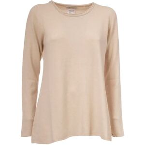 Le Tricot Perugia , Wool, Silk, and Cashmere Knit Sweater ,Beige female, Sizes: S