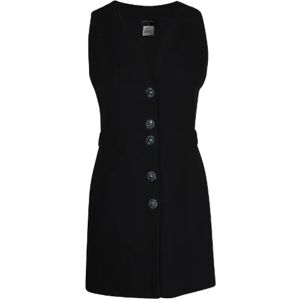 Chanel Vintage , Pre-owned Wool dresses ,Black female, Sizes: M