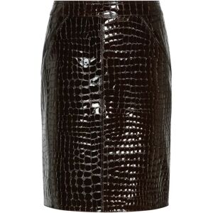 Tom Ford , Chic Mini Skirts Collection ,Brown female, Sizes: S