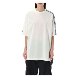 Y-3 , Unisexs Clothing T-Shirts Polos White Ss24 ,White female, Sizes: M, L, S