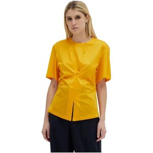 Erika Cavallini , Blouses ,Yellow female, Sizes: M, L