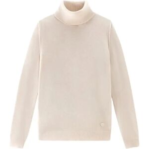 Woolrich , High Neck Turtleneck - Classic and Soft ,Beige female, Sizes: XL, S