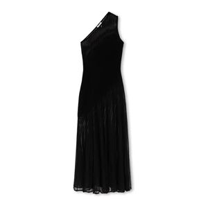 Alaïa , Ribbed one-shoulder dress ,Black female, Sizes: S
