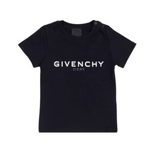 Givenchy , T-shirt with logo ,Black unisex, Sizes: 10 Y