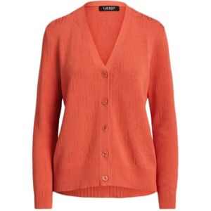 Ralph Lauren , Orange Cardigan for Women ,Orange female, Sizes: L