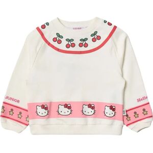 Gcds , Hello Kitty Logo Sweatshirt ,White female, Sizes: 10 Y, 12 Y, 14 Y