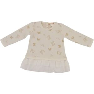 Liu Jo , Butterfly Motif Blouse ,Beige female, Sizes: 18 M