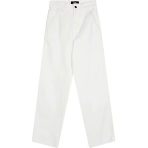 Dickies , Straight Trousers ,White female, Sizes: W27, W24, W26, W29, W25, W28