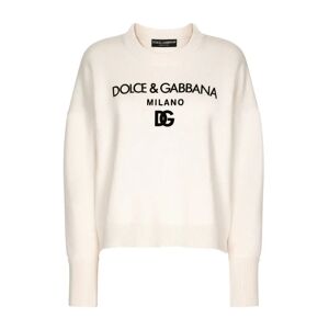 Dolce & Gabbana , Cashmere Jumper ,Beige female, Sizes: L