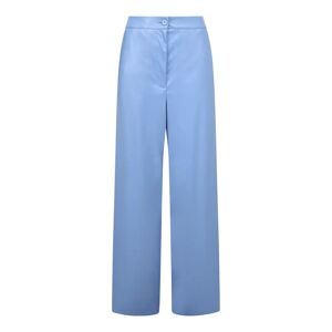 MM6 Maison Margiela , Blue Wide Leg Trousers for Women ,Blue female, Sizes: XS