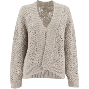 Panicale , Cardigan ,Beige female, Sizes: M