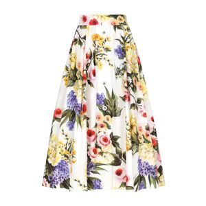 Dolce & Gabbana , Floral Print A-Line Skirt ,Multicolor female, Sizes: S