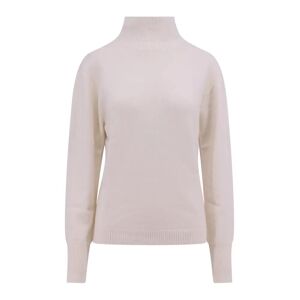 Le 17 Septembre , Women's Clothing Knitwear White Aw23 ,Beige female, Sizes: S