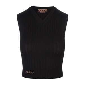 Marni , Marni Sweaters Black ,Black female, Sizes: 2XS, XS