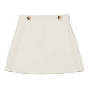 Max & Co , Elegant Stretch Mini Skirt ,White female, Sizes: 14 Y, 8 Y
