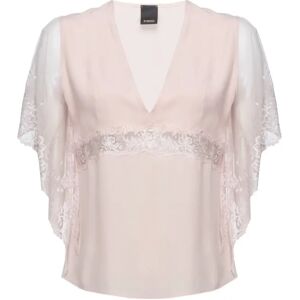 Pinko , Blouses ,Pink female, Sizes: XS, M, 2XS, S