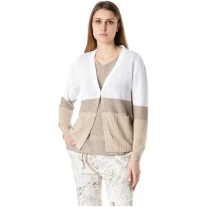 Le Tricot Perugia , Cardigan ,Beige female, Sizes: S