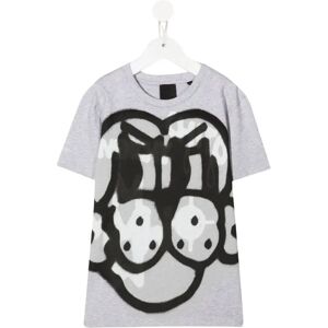 Givenchy , Spray Paint Graphic Print Cotton T-shirt ,Gray female, Sizes: 10 Y