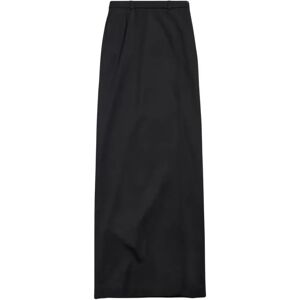 Balenciaga , Black High-Waisted Tailored Skirt ,Black female, Sizes: S, XS