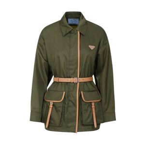 Prada , Military Green Field Jacket Women ,Green female, Sizes: XS