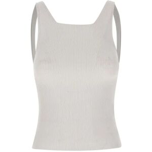 Iceberg , White Stretch Viscose Halter Top ,White female, Sizes: M, XS, S