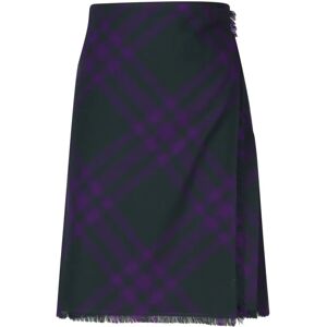 Burberry , Royal Wool Skirts ,Blue female, Sizes: 2XS