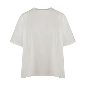 BomBoogie , White Cotton Box T-shirt Women ,White female, Sizes: L, S, XS