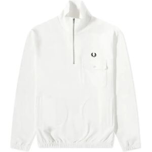 Fred Perry , Iconic Half Zip Funnel Neck Sweatshirt ,Multicolor female, Sizes: L, S