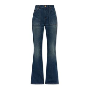 Balmain , Flared jeans ,Blue female, Sizes: XS
