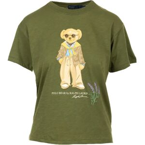 Ralph Lauren , Green Bear Short Sleeve T-Shirt ,Green female, Sizes: XS