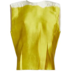 Prada , Sleeveless Tops ,Yellow female, Sizes: S, M