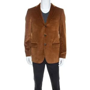 Salvatore Ferragamo Pre-owned , Pre-owned Cotton outerwear ,Beige female, Sizes: L