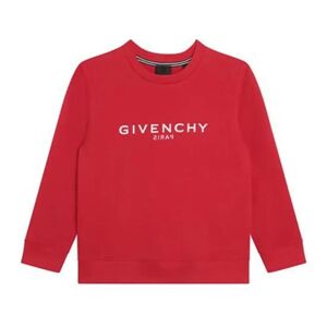 Givenchy , Red Sweater with Logo Print ,Red unisex, Sizes: 10 Y, 8 Y