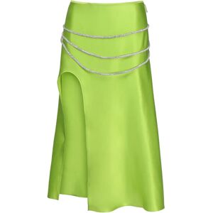 Nué , Laetitia Silk Skirt - Green ,Green female, Sizes: M