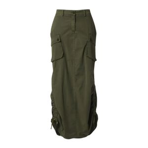 Manila Grace , Drawstring Skirt ,Green female, Sizes: L, XS, M