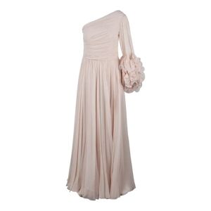 Costarellos , Aziza Silk Georgette Gown ,Pink female, Sizes: S