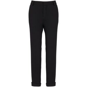 Balmain , Crepe trousers ,Black female, Sizes: L, S, M, XS